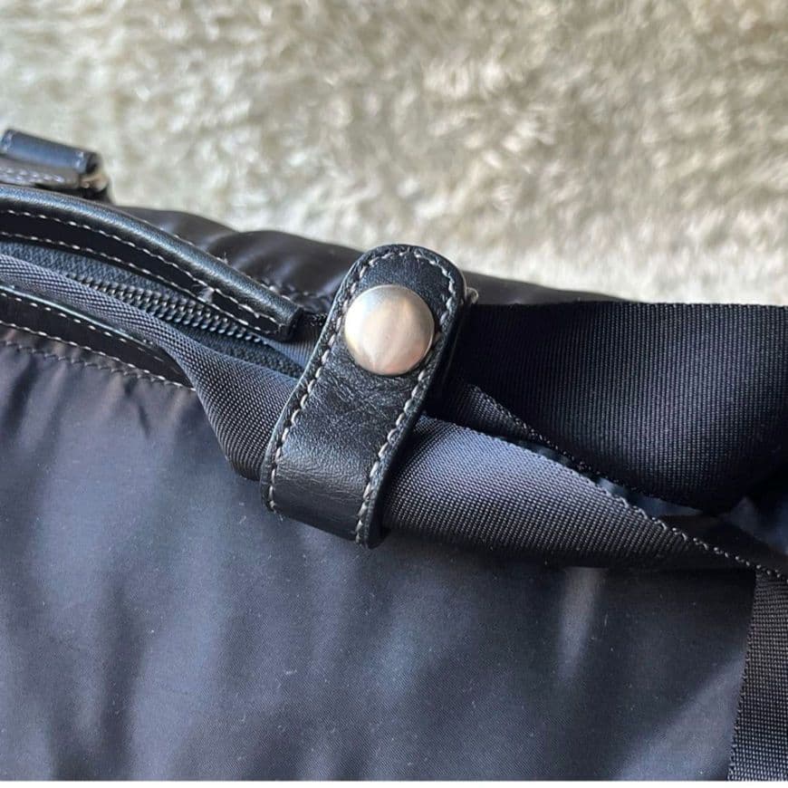 agnesb アニエスベー 2way ボストンバッグ ロゴ刺繍　ナイロン 大容量