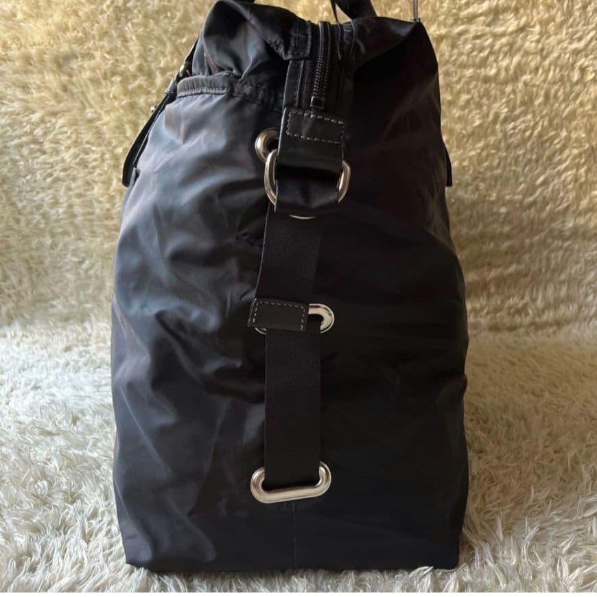 agnesb アニエスベー 2way ボストンバッグ ロゴ刺繍　ナイロン 大容量