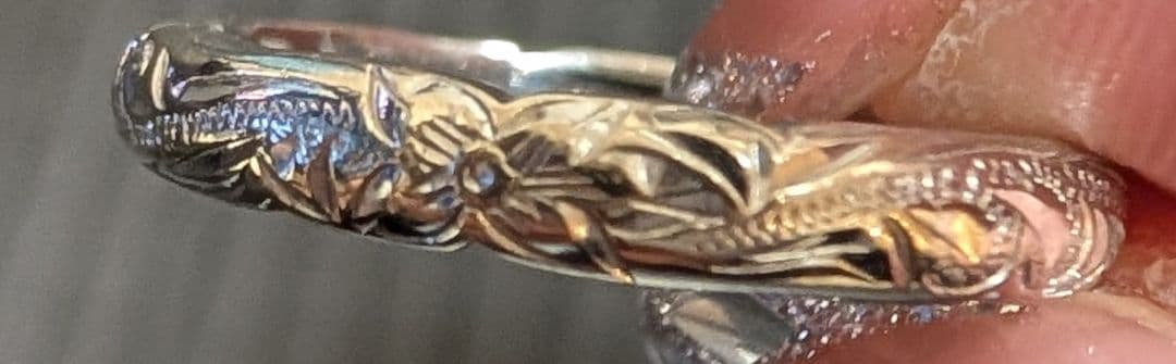 KoaNani 14K ホワイトゴールド リング