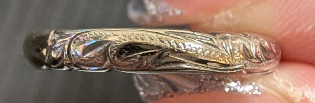 KoaNani 14K ホワイトゴールド リング