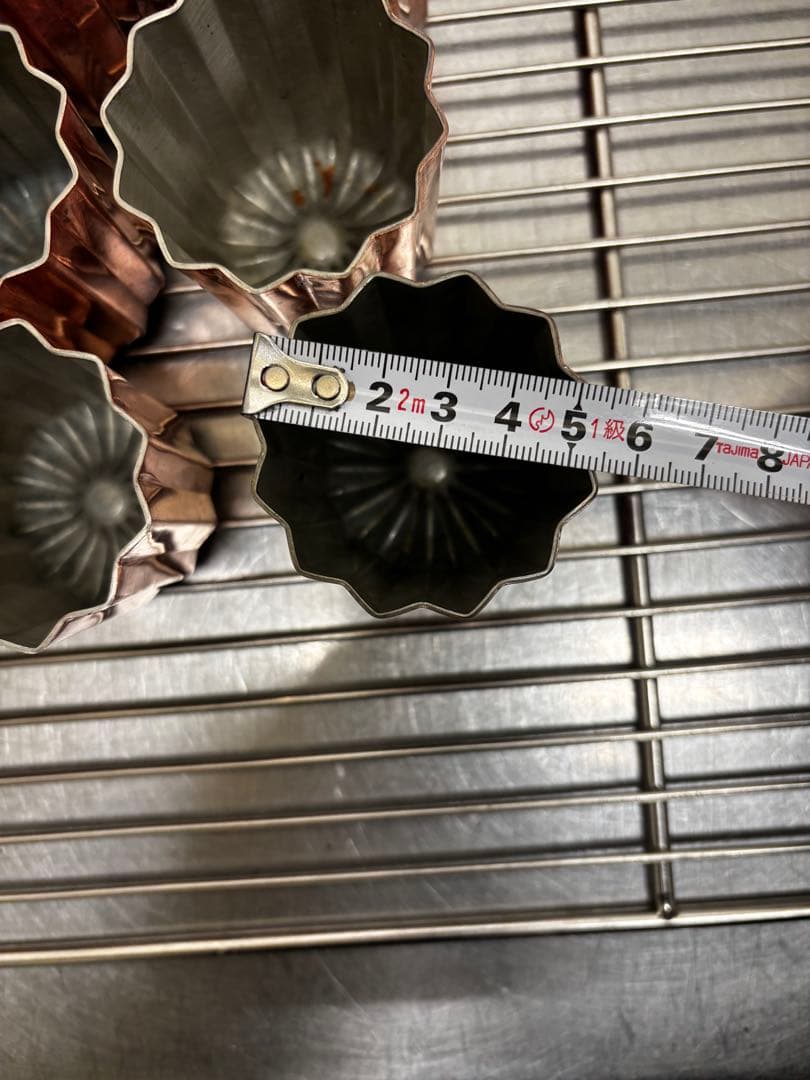 カヌレ型　銅　10個