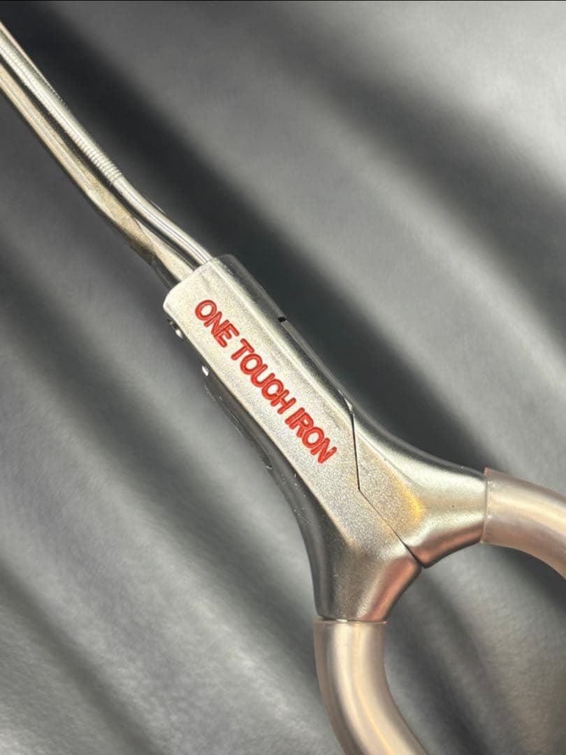 ニチリ　ワンタッチ2ミリセラミック丸アイロン\日理　理容アイロン/レンツアイロン