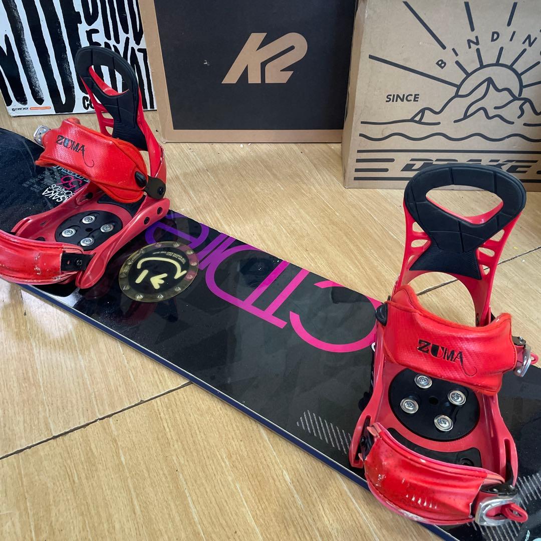 OGASAKA×ZUMA　バインディング付き　スノーボードセット　CT　オガサカ