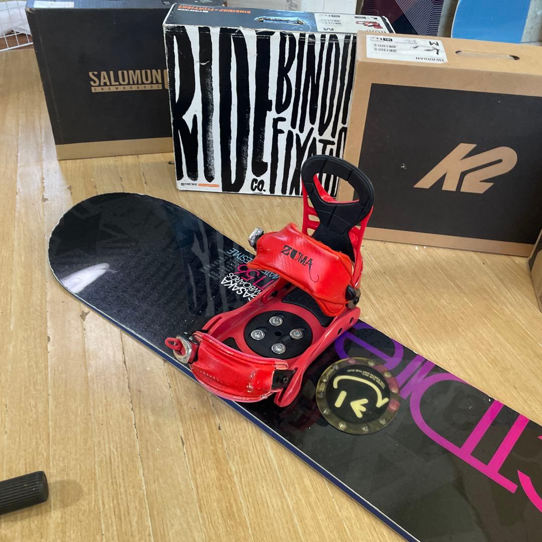 OGASAKA×ZUMA　バインディング付き　スノーボードセット　CT　オガサカ