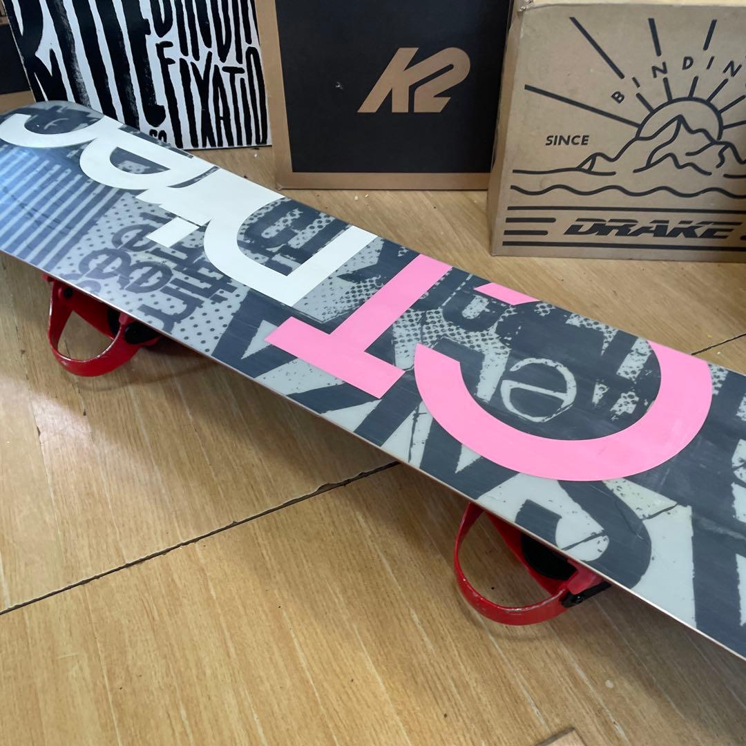 OGASAKA×ZUMA　バインディング付き　スノーボードセット　CT　オガサカ