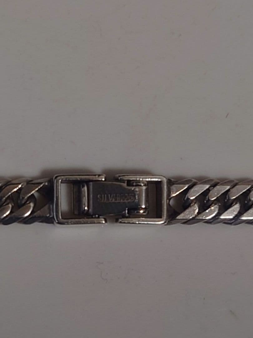 れ*れ様 シルバー925 喜平 6面ダブルネックレス 中折式 31グラム