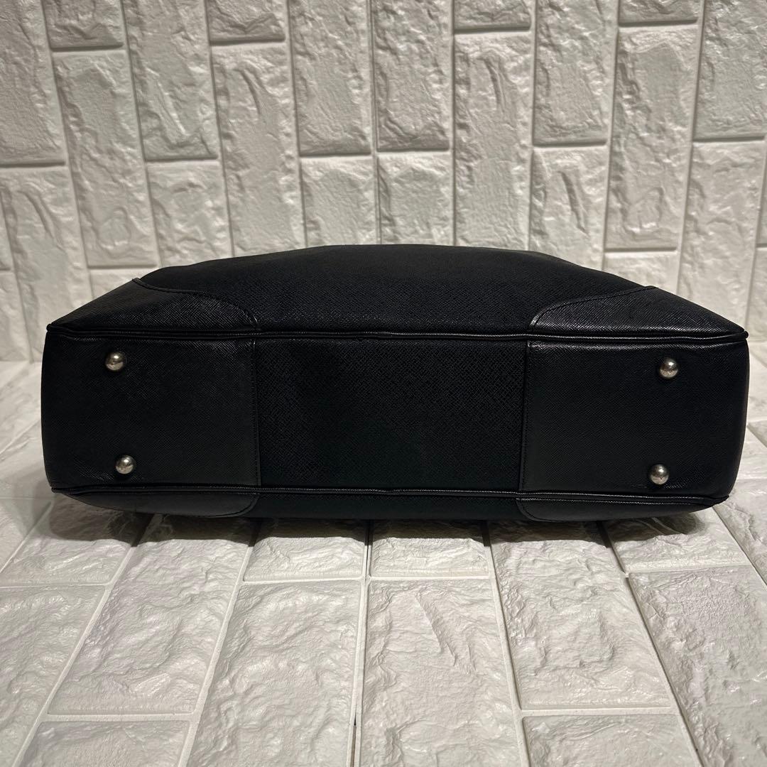 極美品 ペッレモルビダ ビジネスバッグ 2way ブラック レザー