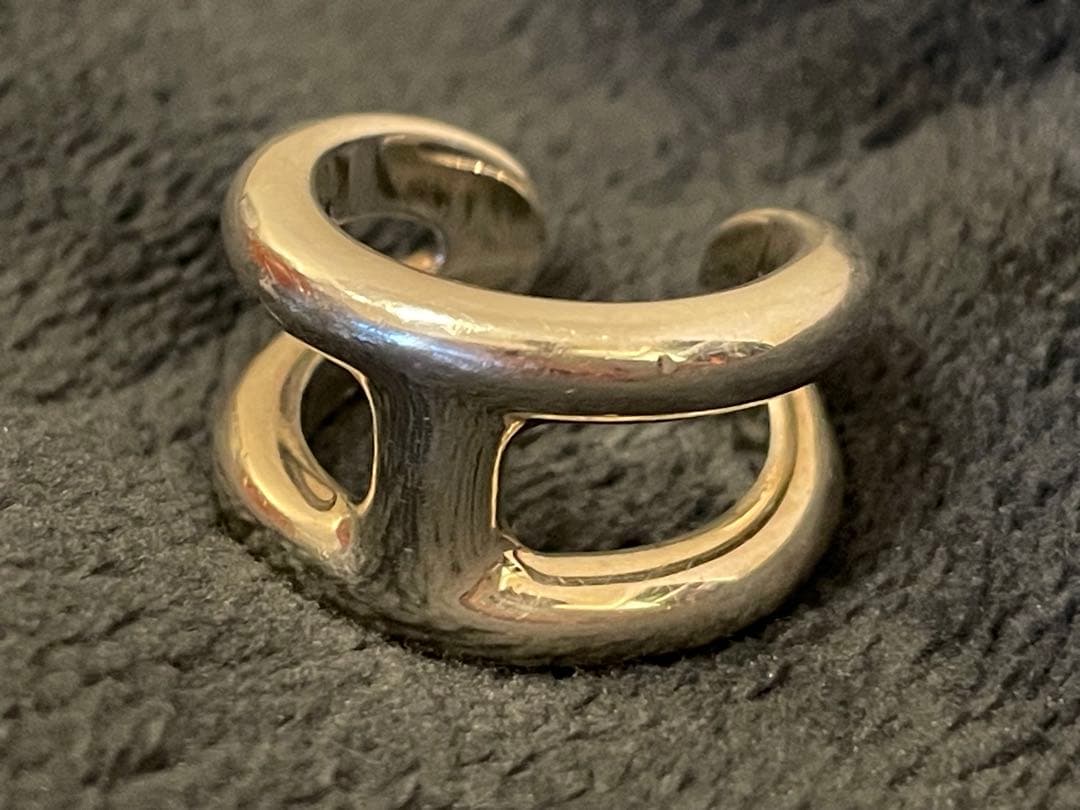 HERMES エルメス オスモズPM リング 52 925 シルバー