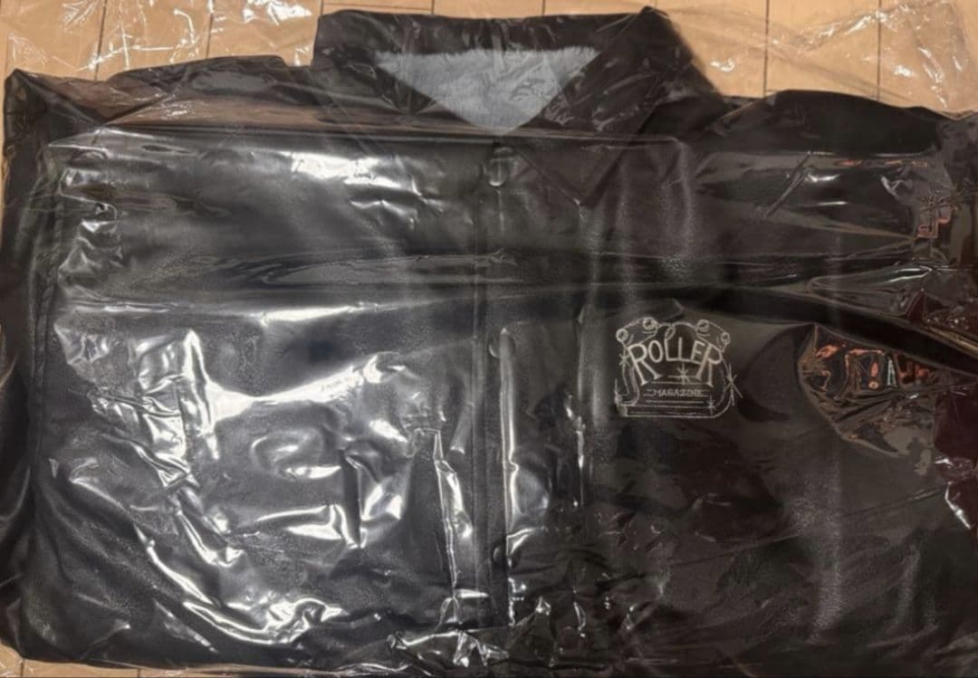 完売品　ROLLER FAKE LEATHER COACH JACKET