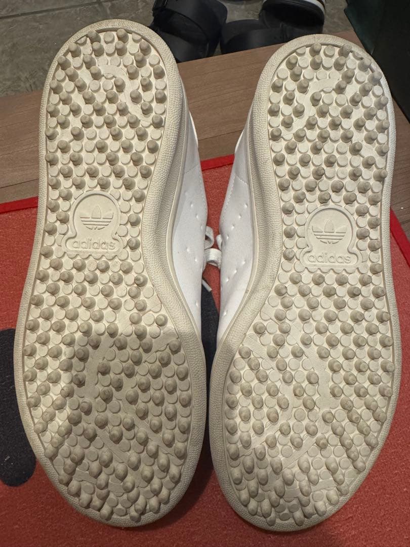 ゴルフホワイトレザー シューズ