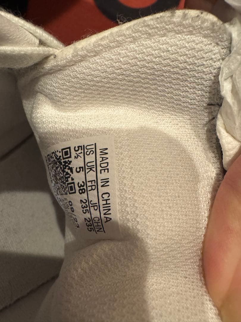 ゴルフホワイトレザー シューズ