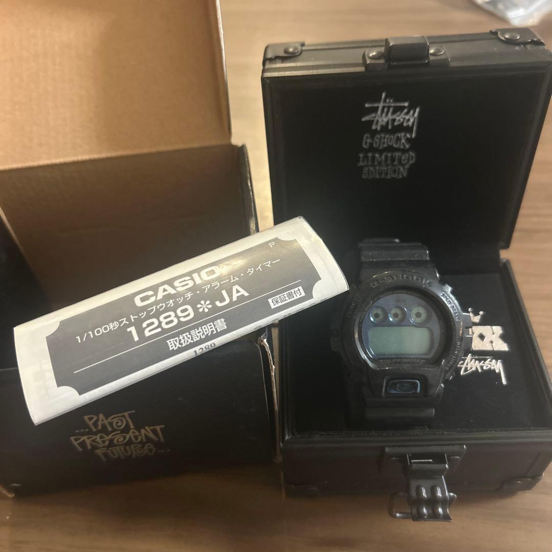 ジャンク品　CASIO G-SHOCK STUSSY 限定版 ブラック