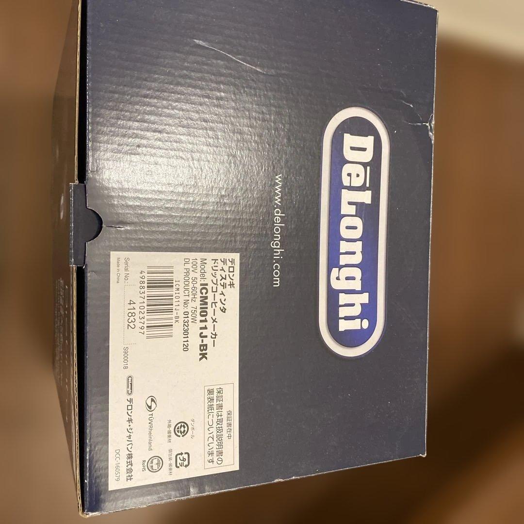 【新品】DeLonghi ICMI011J-BK コーヒーメーカー
