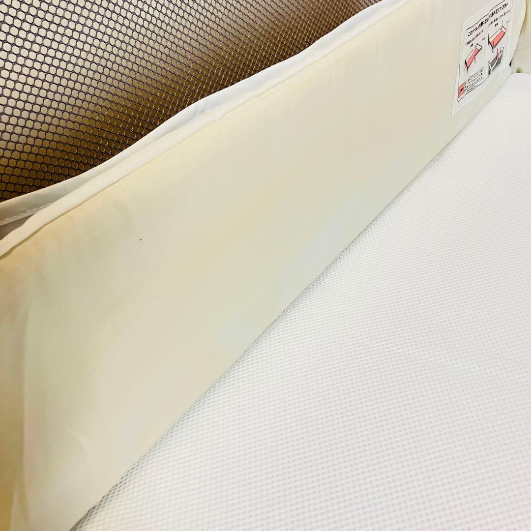 【訳アリ価格・匿名配送】アップリカ ココネルエアーABベビーベッド グレーベアー