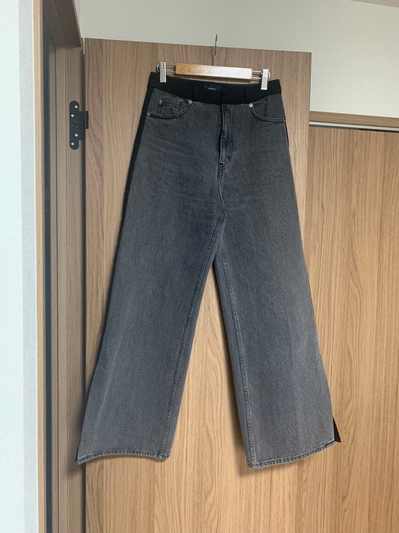グレースコンチネンタル　サイド切替デニムパンツ