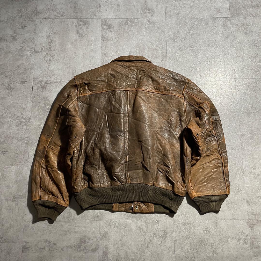 90s StJohn'sBay セントジョンズベイ A2 レザージャケット