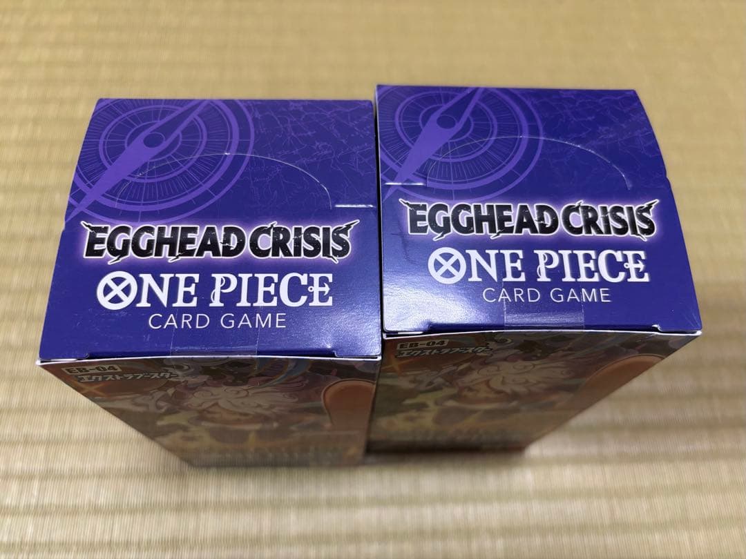 ワンピースカードEGGHEAD CRISIS エッグヘッド 2BOX テープ付き