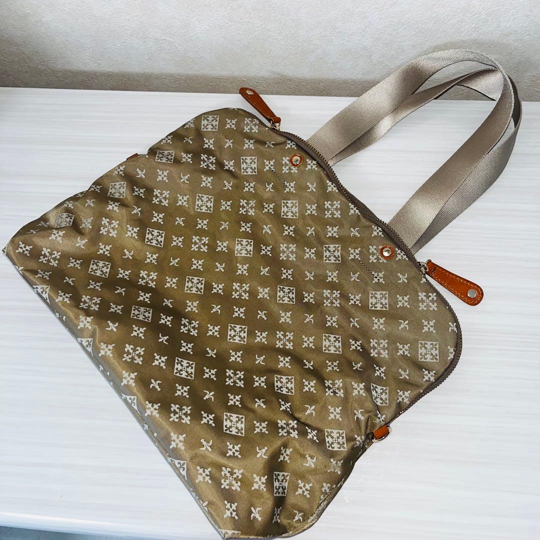 新品　russet 2way レザー ボストンバッグ　インナーバッグ付　オレンジ