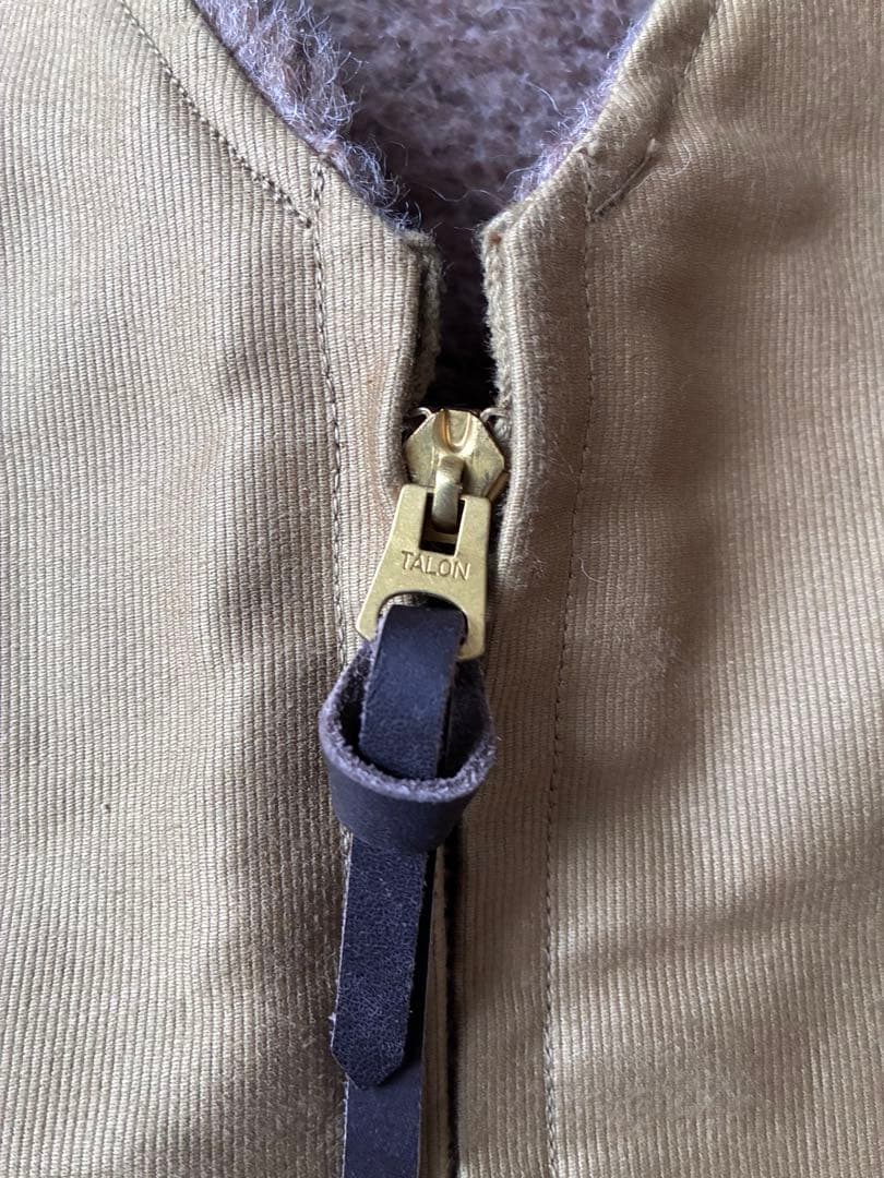 バズリクソンズ　デッキベスト　BR15582 アルパカ　リバーシブル　38