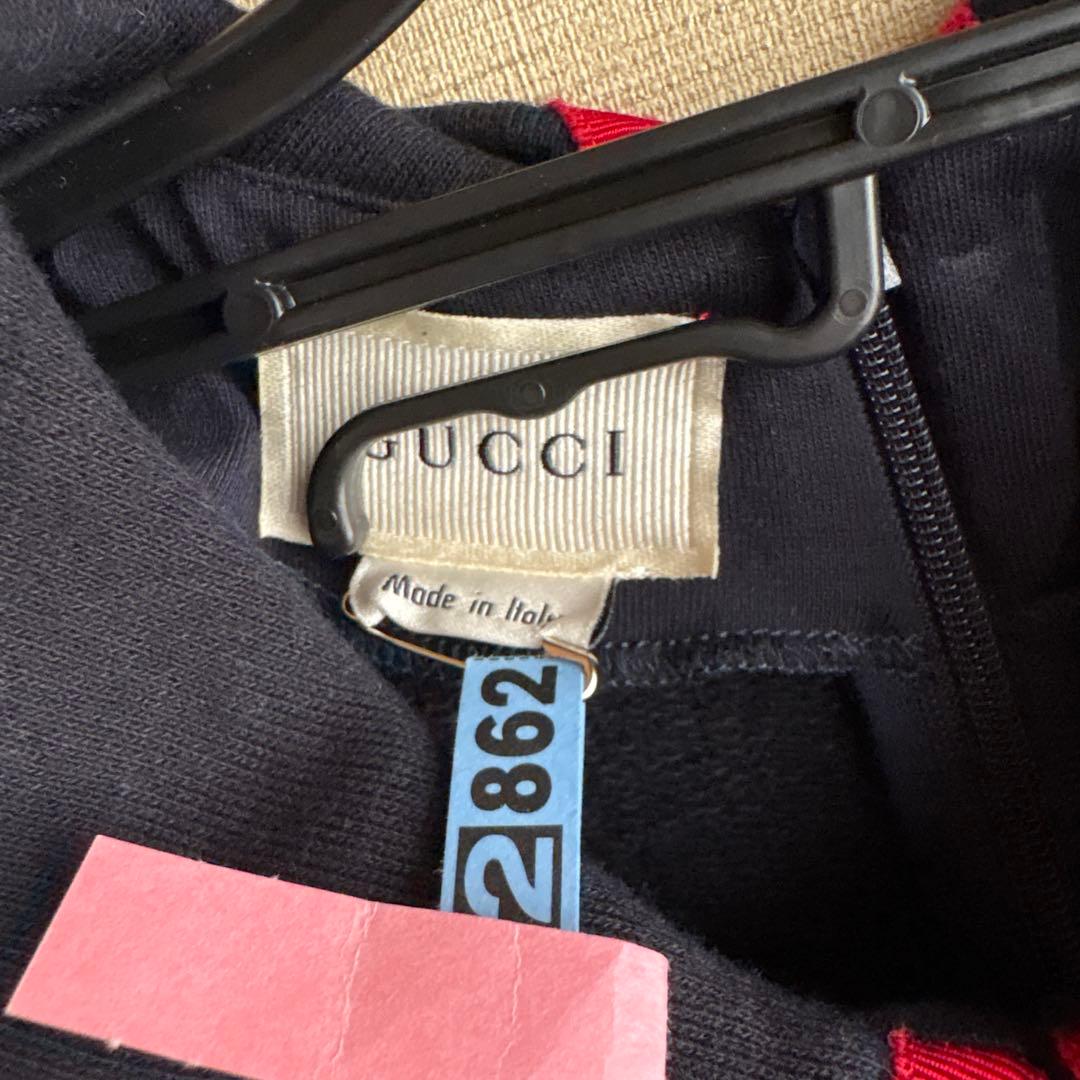 GUCCI ネイビー 半袖ワンピース