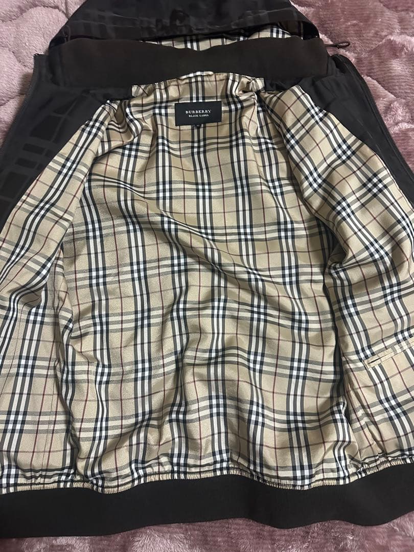 BURBERRY BLACK LABEL フード付きジャケット M
