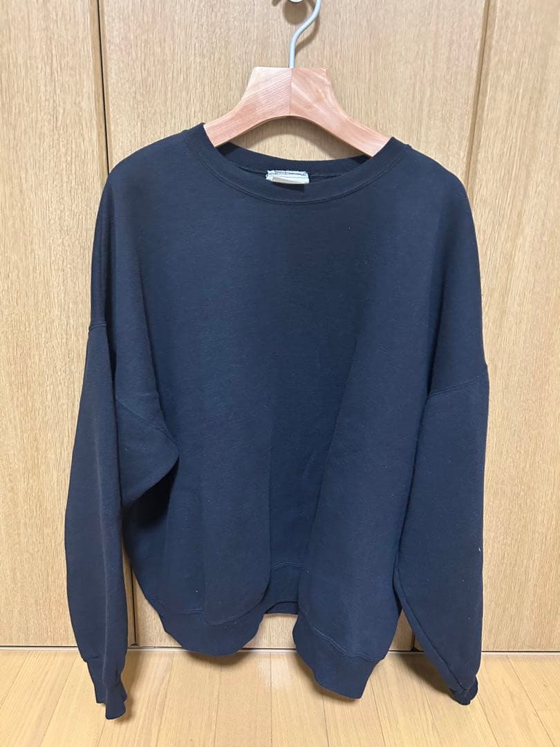 Hanes プレミアムウェイト スウェット ブラック