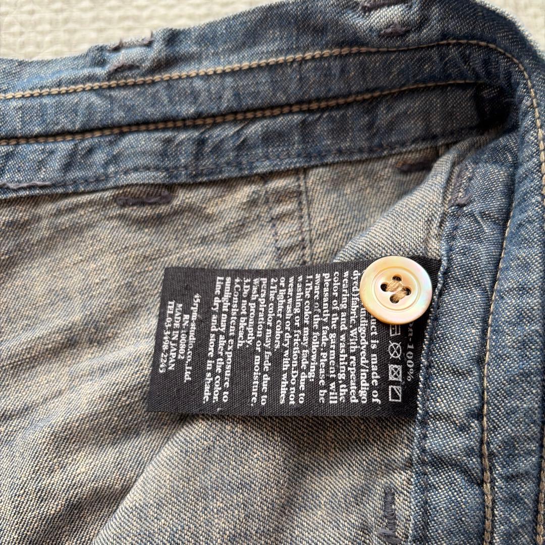 45r 45rpm ボトムス　デニムパンツ　サイズ2 コットン　薄手　春夏