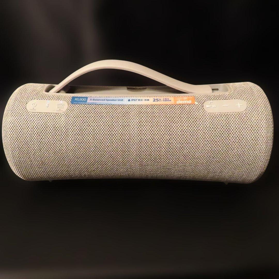 【SONY】 ワイヤレススピーカー SRS-XG300 ライトグレー