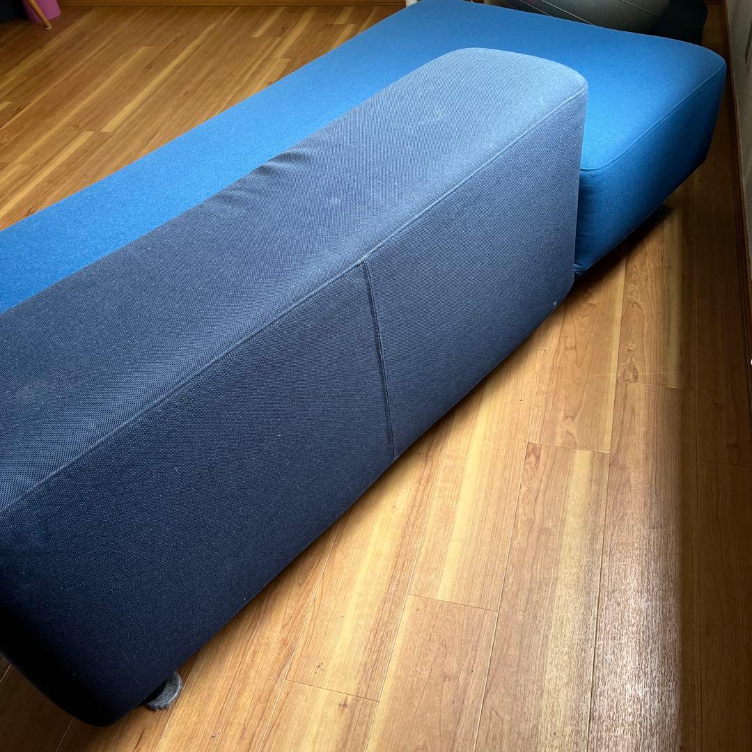 無印良品　希少ネイビーブルー ソファー