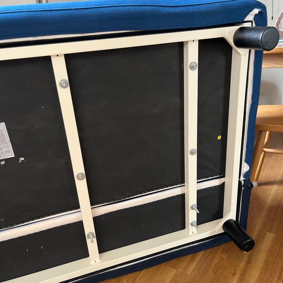 無印良品　希少ネイビーブルー ソファー