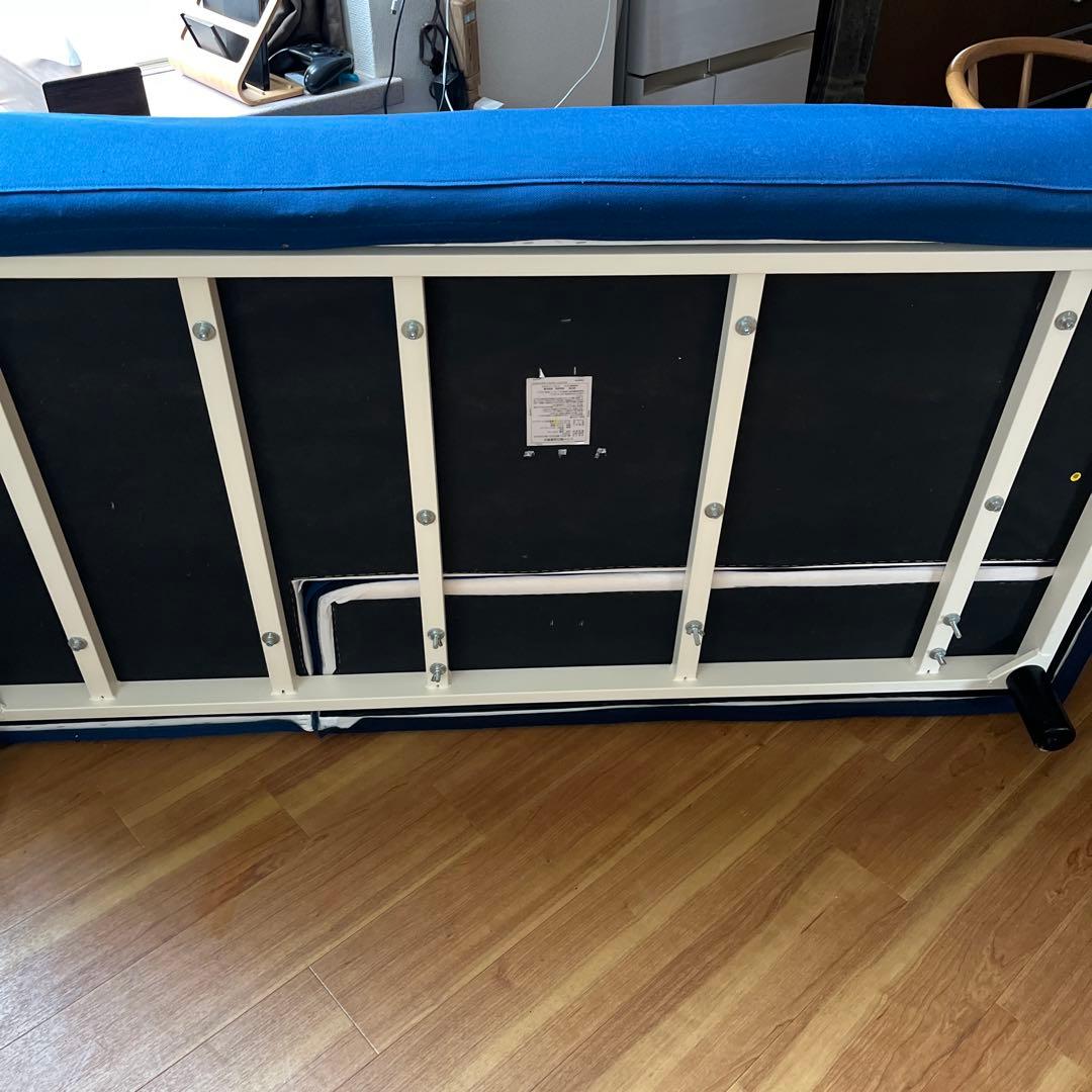 無印良品　希少ネイビーブルー ソファー