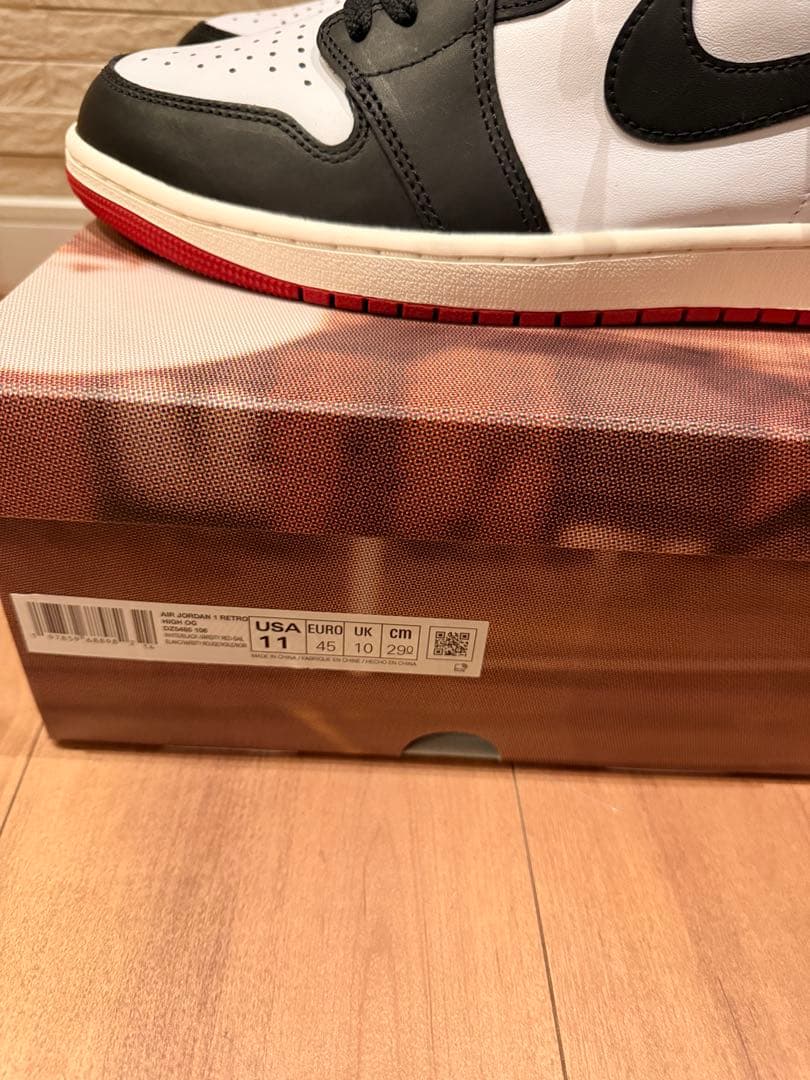 靴 air jordan 1 high OG BlackToe Reimagined