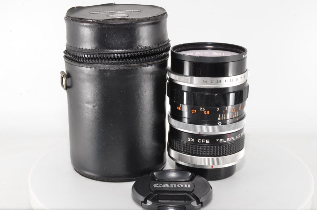 キャノン CANON LENS FL 50mm f1.4 #2060【付属品多数
