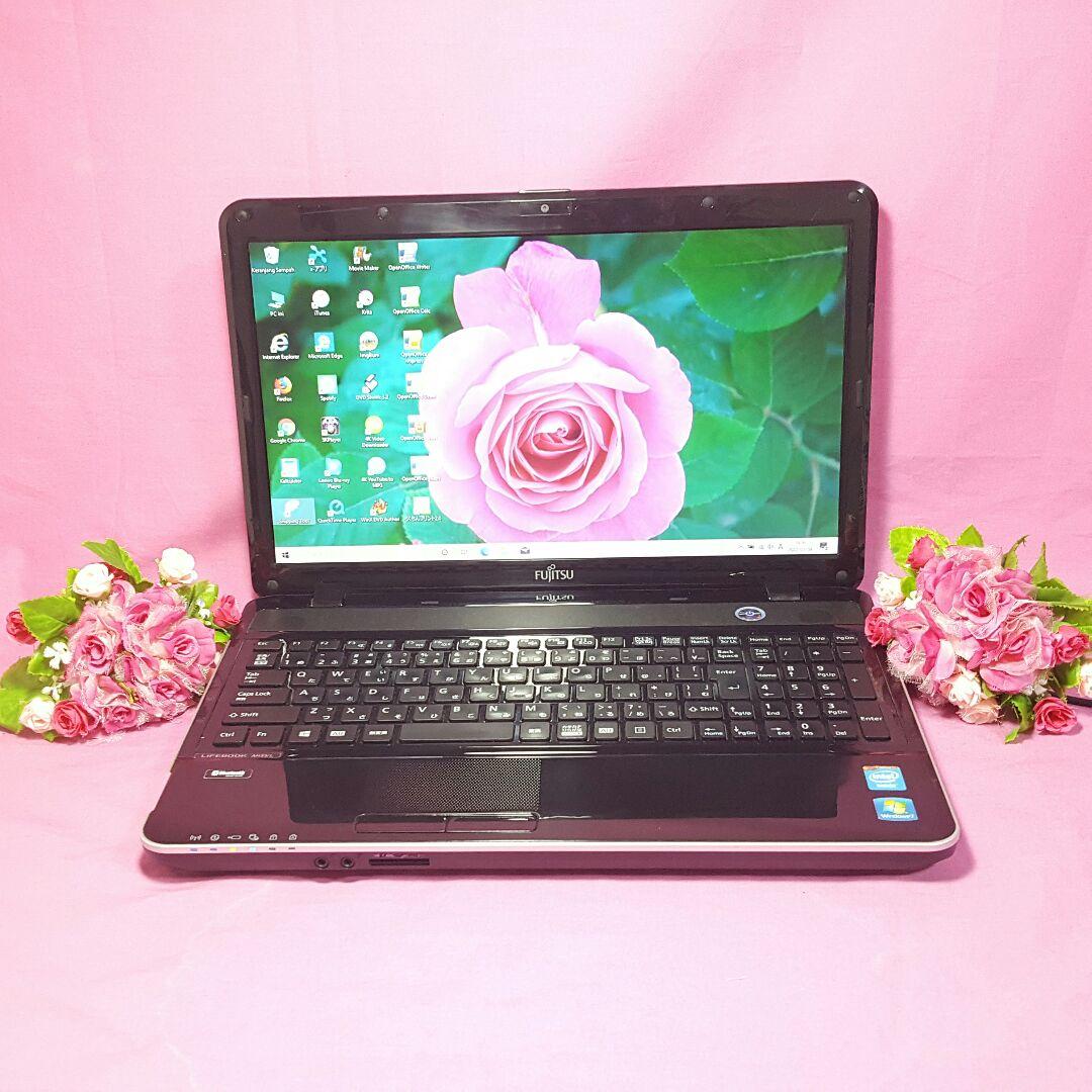 富士通LIFEBOOK❇Win10❇大容量500GB❇メモリ4G❇WEBカメラ❇