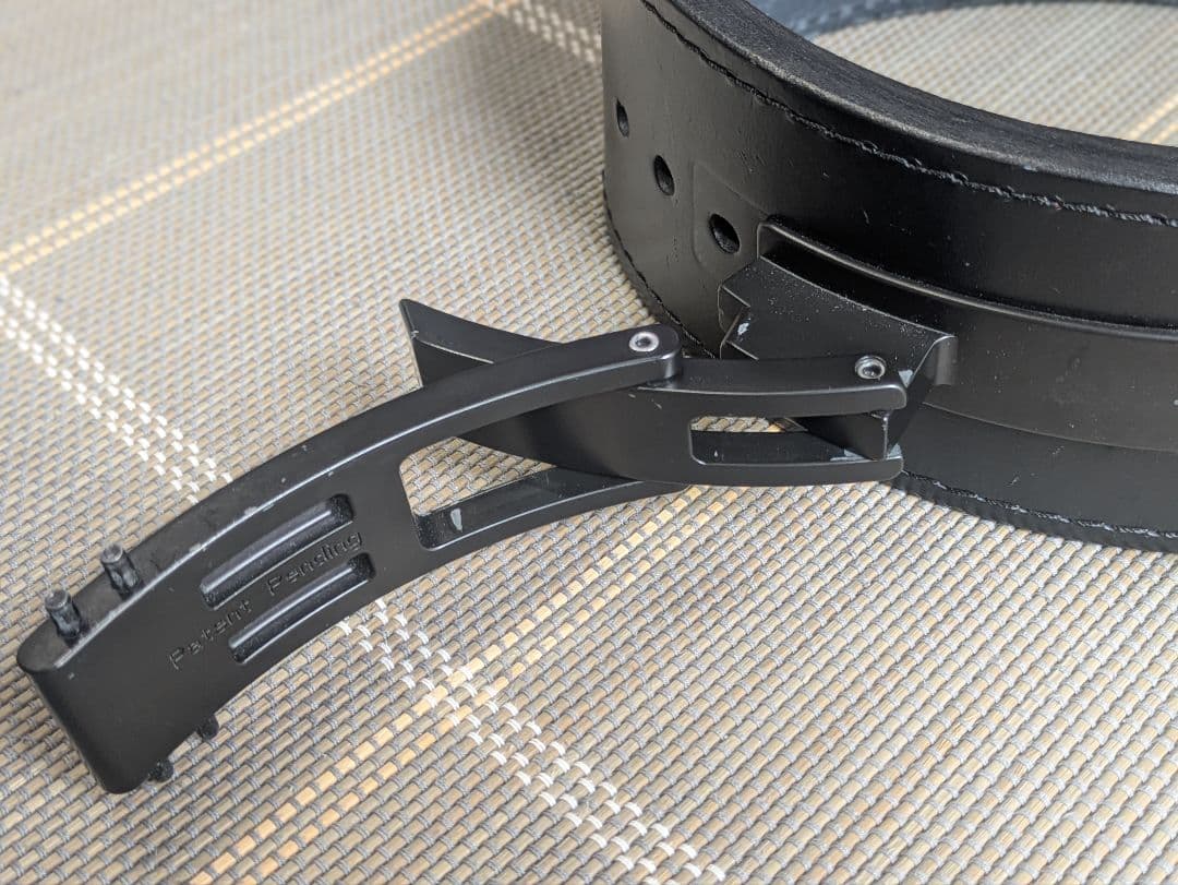 PIONEER ブラック レザーパワーベルト PAL2