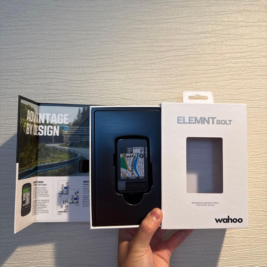 【新品・未使用】Wahoo ELEMNT BOLT ワフー ボルト サイコン