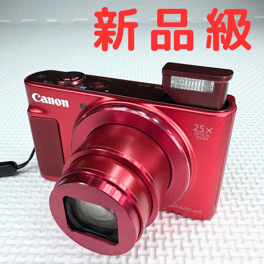 【新品級】Canon PowerShot SX620 HS レッド 25倍ズーム