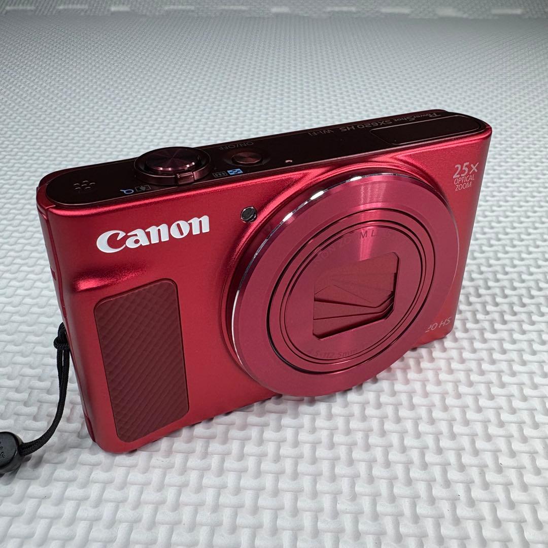 【新品級】Canon PowerShot SX620 HS レッド 25倍ズーム