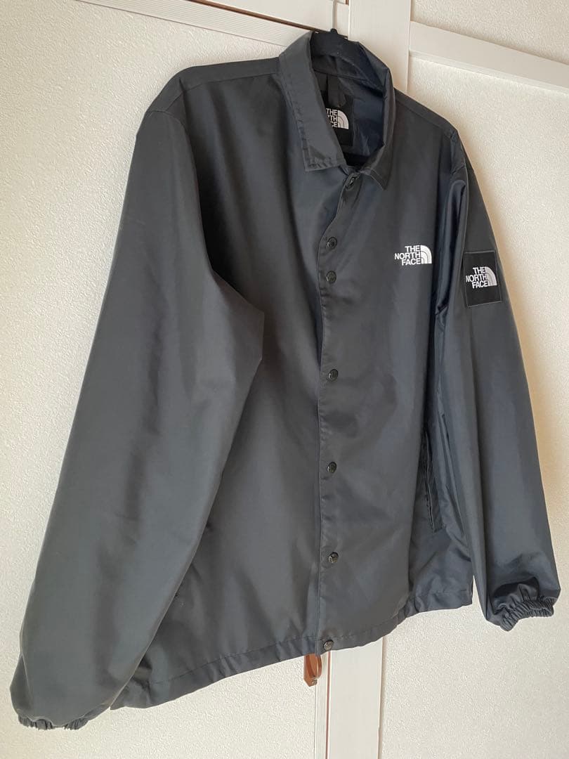 美品 ノースフェイス コーチジャケット 黒 XL