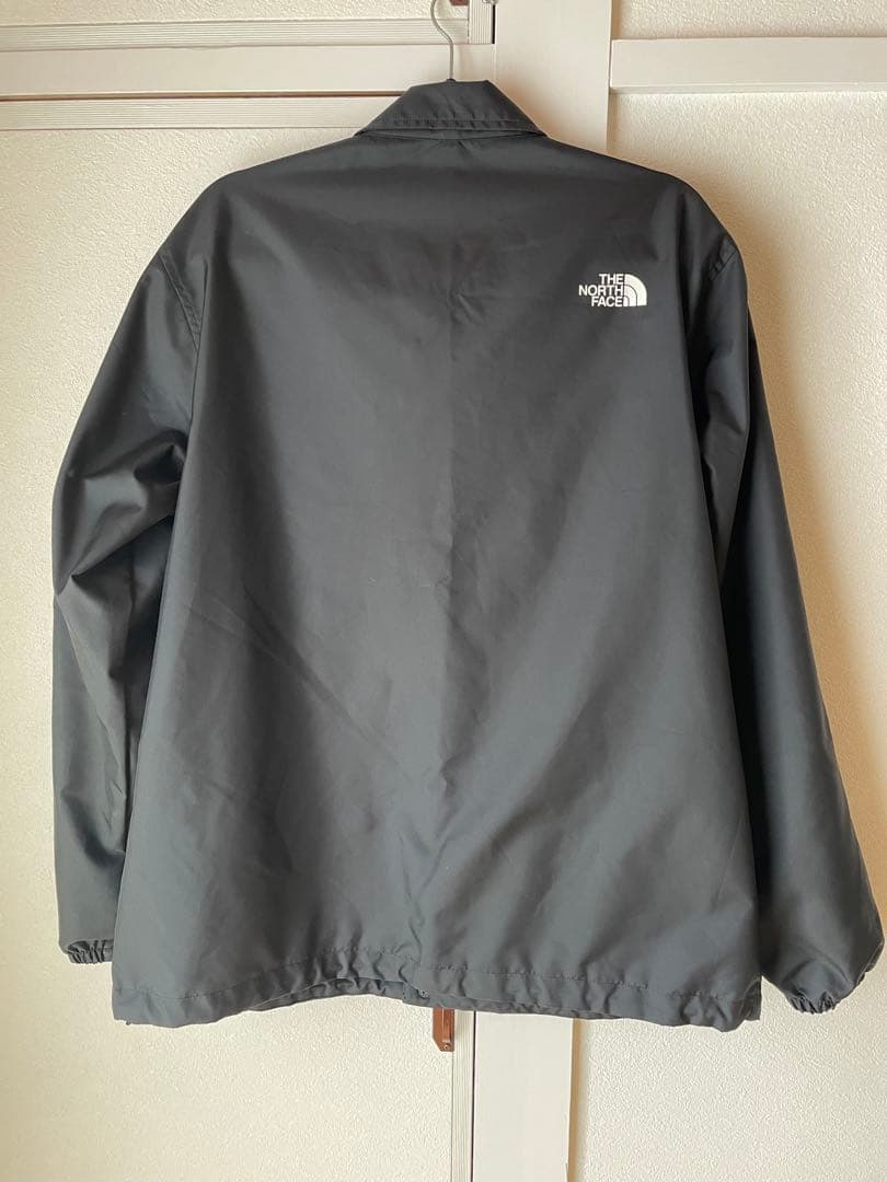 美品 ノースフェイス コーチジャケット 黒 XL