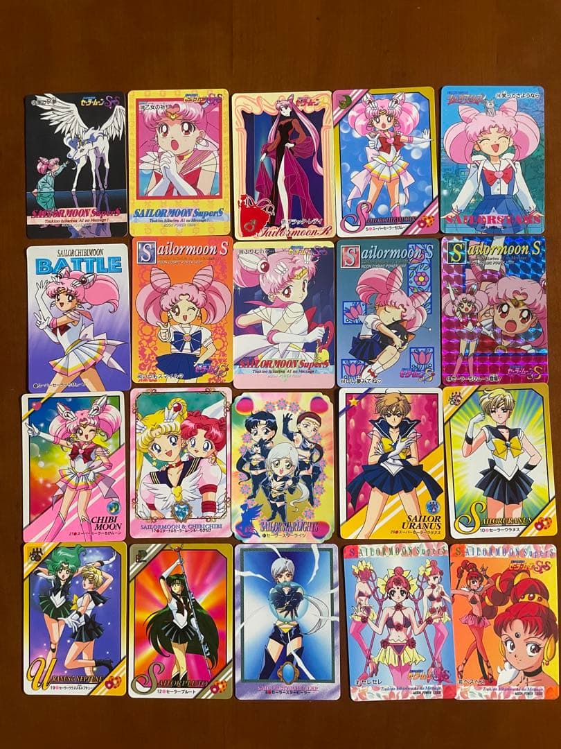 セーラームーン　カード　トレーディングカード　システムファイル　セット売り
