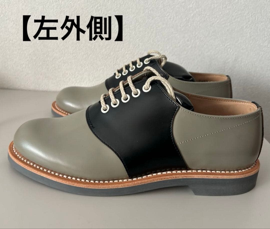 ★新品未使用、超美品★REGAL サドルシューズ(ブラックソーテル)