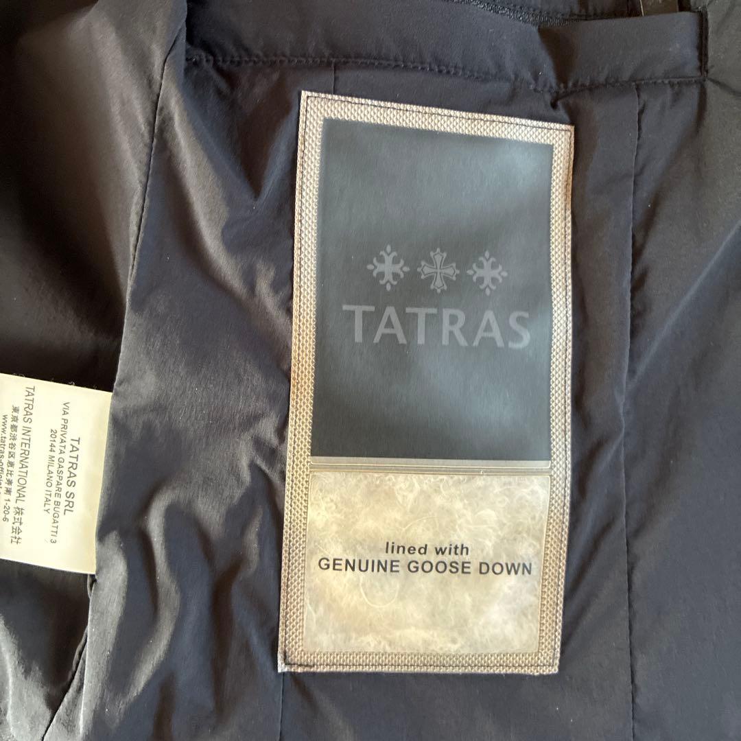 TATRAS ヴァレナブラック ダウンジャケット ファー付き