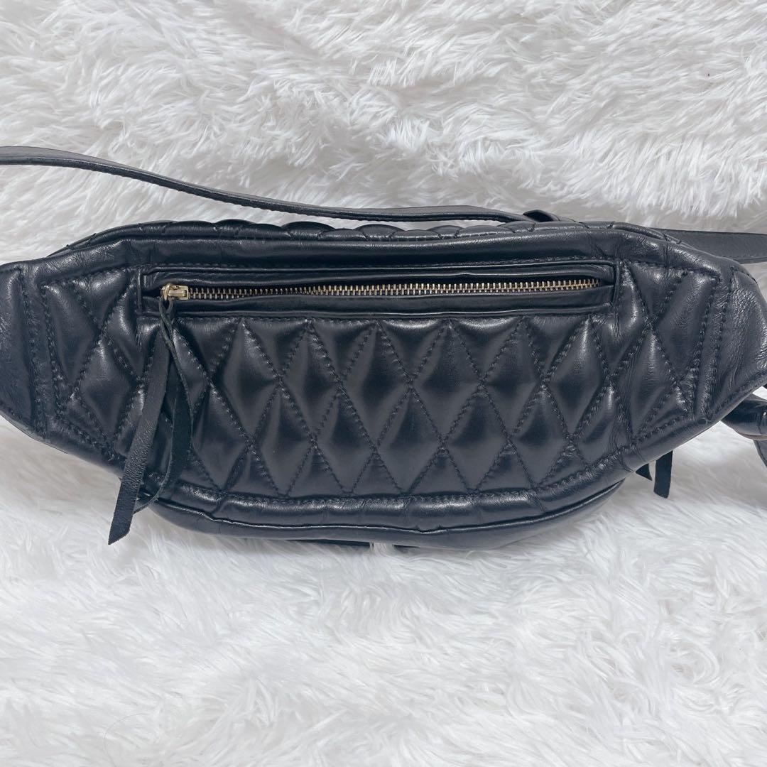 希少 IRON HEART ボディバッグ ウエストポーチ キルティング