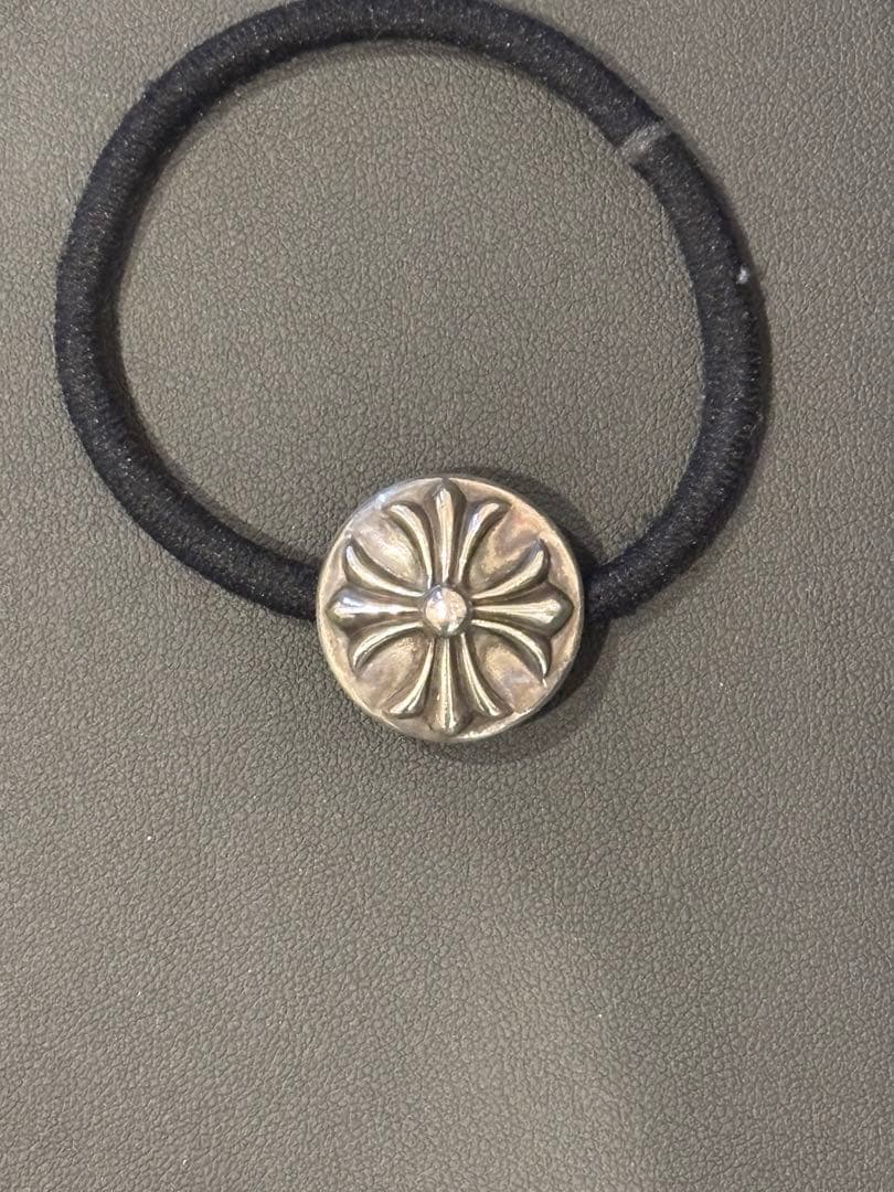 YYY様　クロムハーツ クロスボール ボタン ヘアゴム　コンチョ ブレスレット