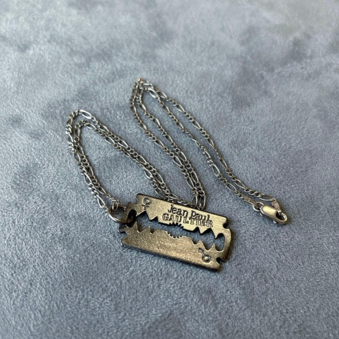 Jean Paul Gaultierドッグタグ ネックレス シルバー チェーン