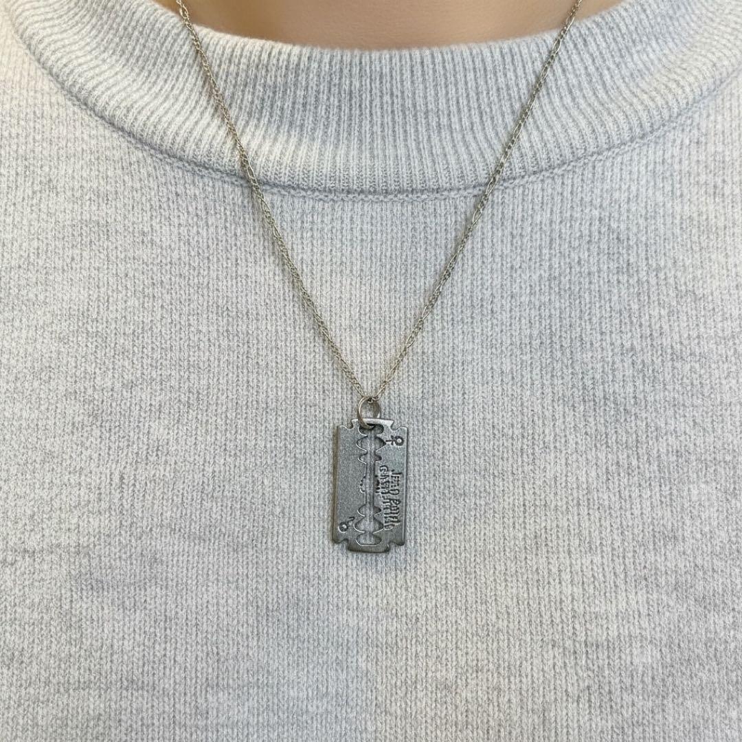 Jean Paul Gaultierドッグタグ ネックレス シルバー チェーン