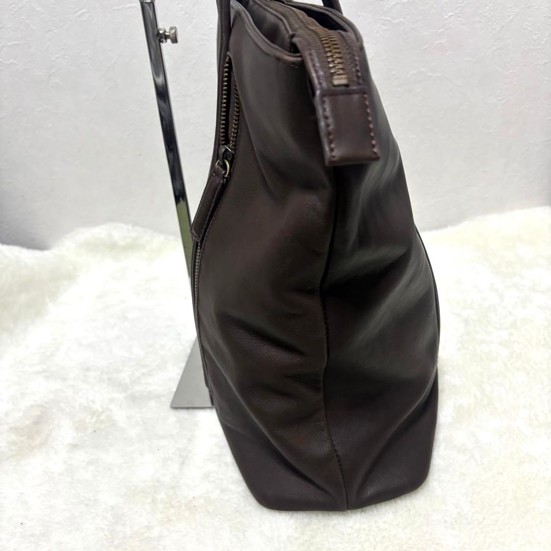 【希少】アルフレッドバニスター トートバッグ レザー ブラウン 肩掛け 大容量