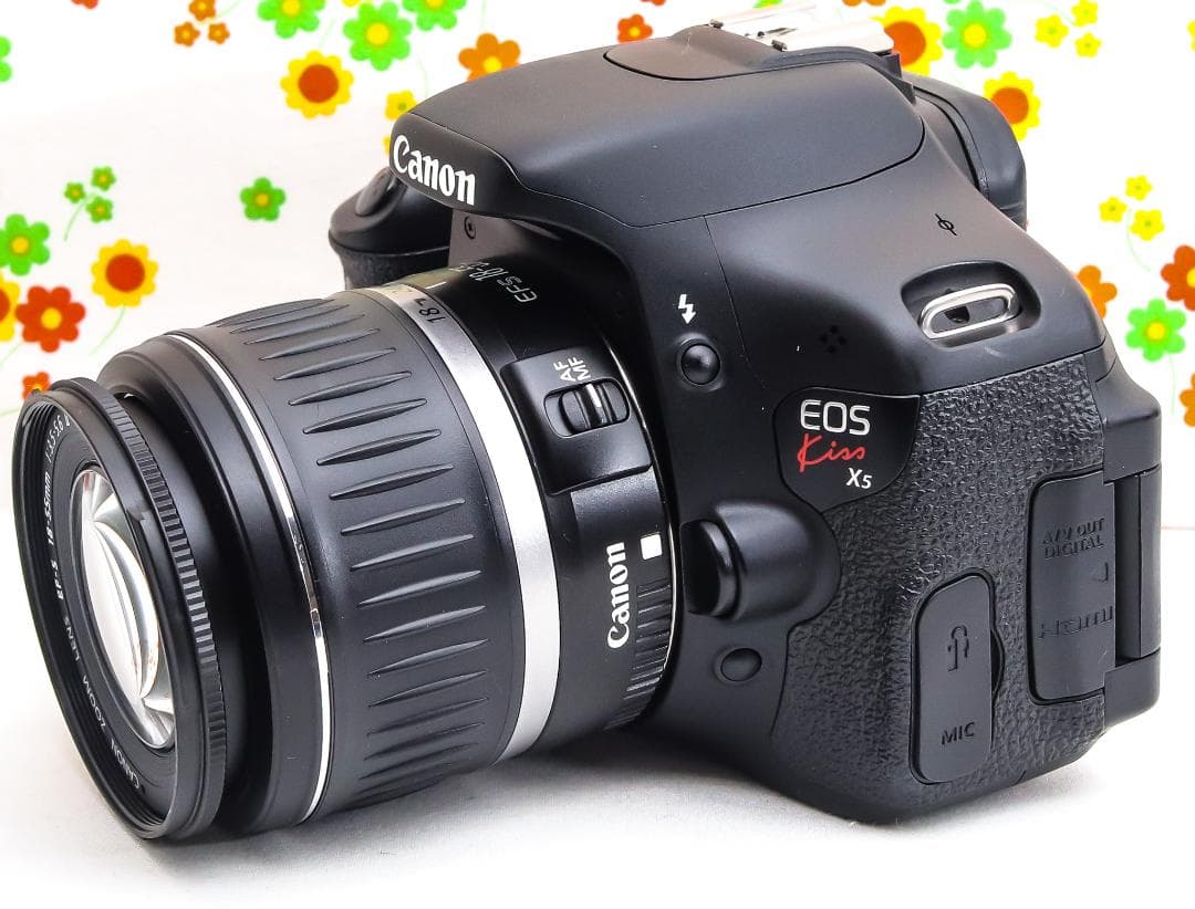 Canon kiss x5☆ダブルレンズ！☆スマホに転送！☆自撮りが楽々☆動画可