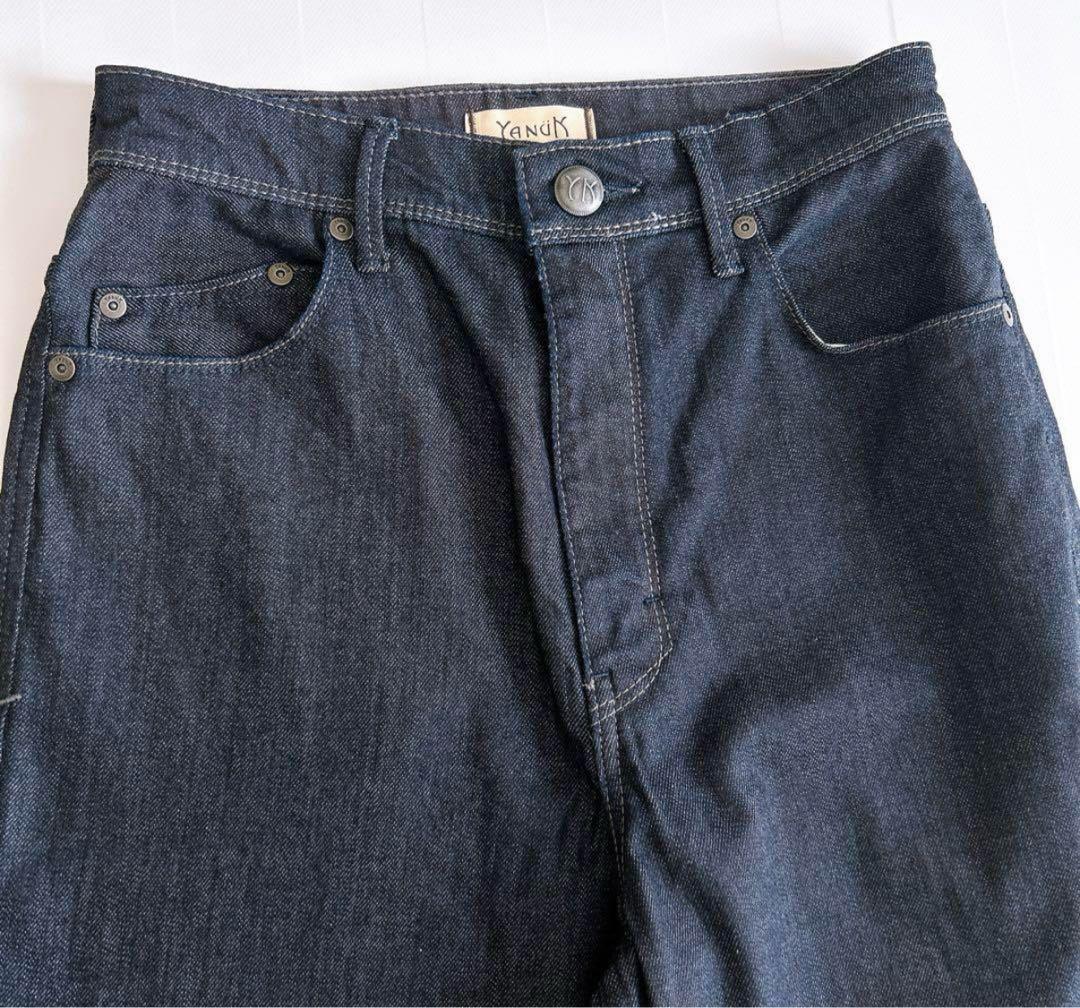 ヤヌーク LILITH リリス ワイド ストレート デニム パンツ 26